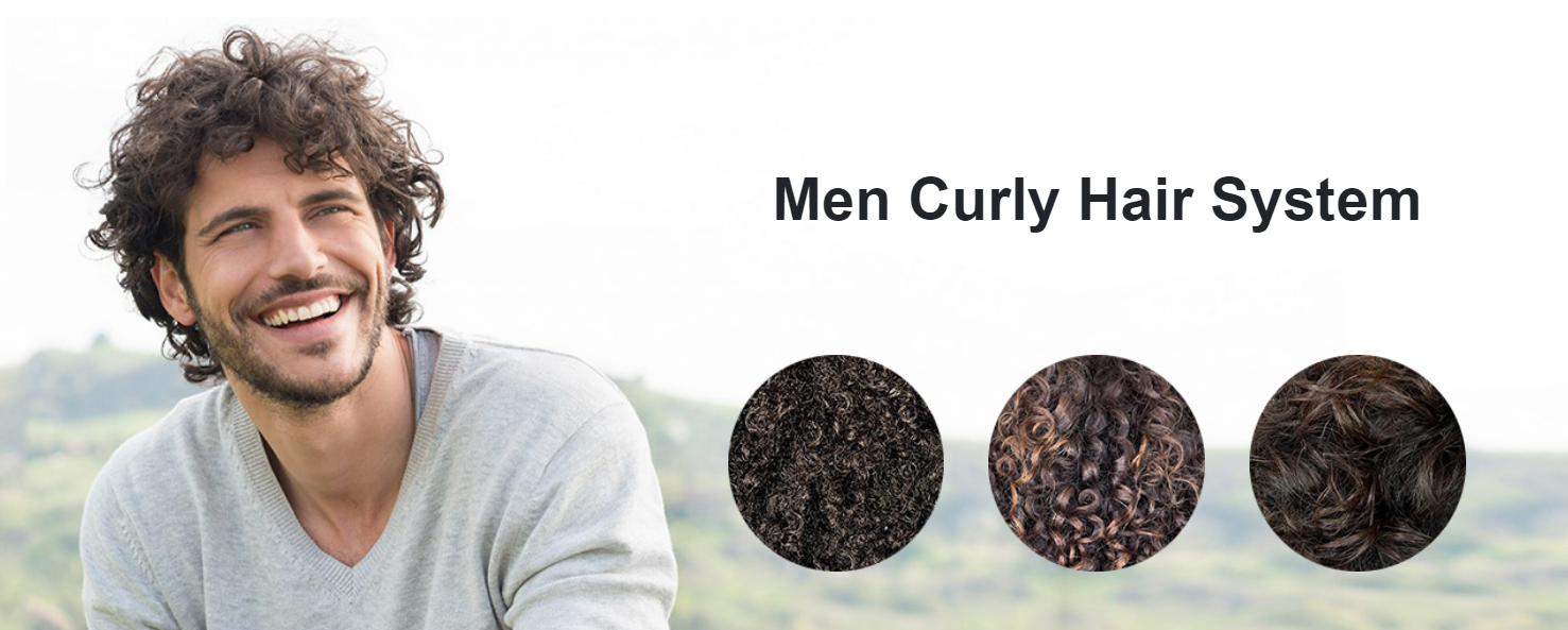 Curly hair system